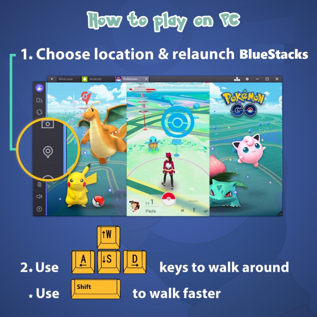 how to use wasd in bluestacks pokemon go how to use wasd in bluestacks pokemon go